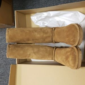 Bearpaw elle tall hickory size 7 womens boot slightly worn